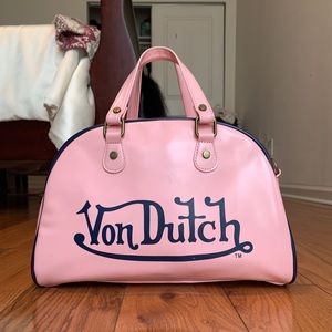 RARE Vintage Y2K Von Dutch Large Bowling Bag
